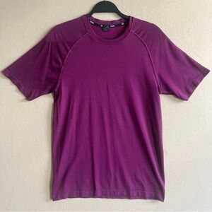Rhone Vapor Shirt Training Short Sleeve Mens Purple Size‎ S